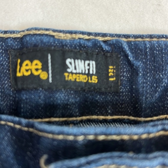 Lee Boy's Jeans Size 14 Dark Wash Slim Fit - Picture 3 of 7